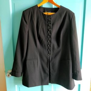 🔥B2G1 Metro Collarless Funky Suit Jacket